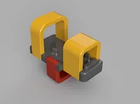 Halter für 4-in-1-PTFE Adapter II für Schleppkette