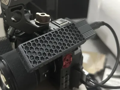 Sabrent M.2 SSD Mounting Cage for Camera Hot Shoe 