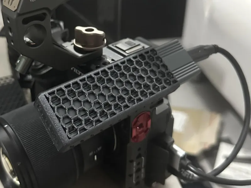 Sabrent M.2 SSD Mounting Cage for Camera Hot Shoe 