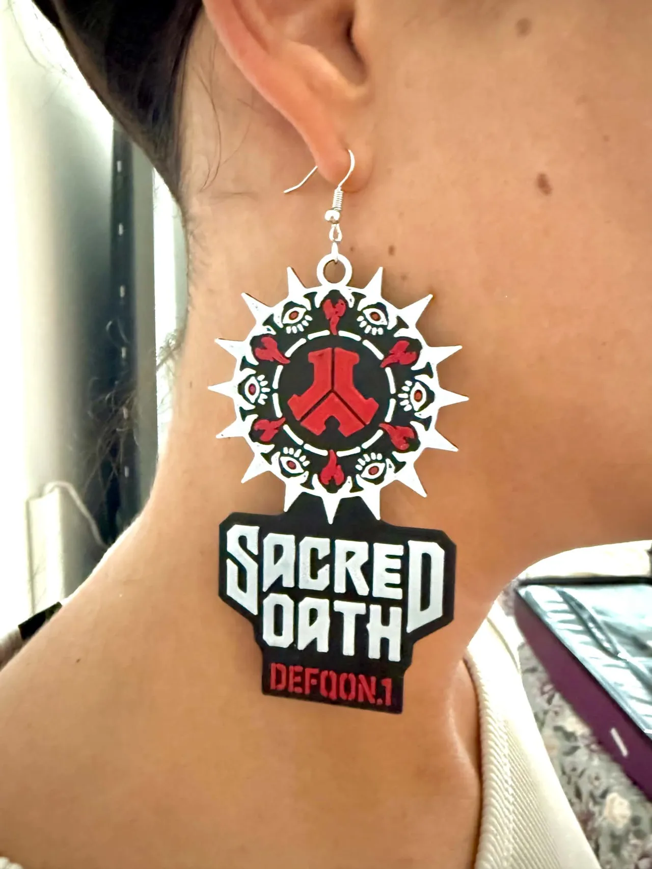 Defqon 1 Sacred Oath Earring view 3