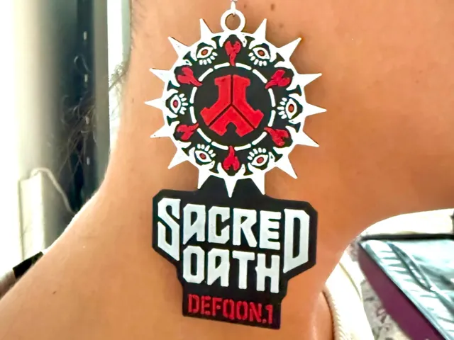 Defqon 1 Sacred Oath Earring