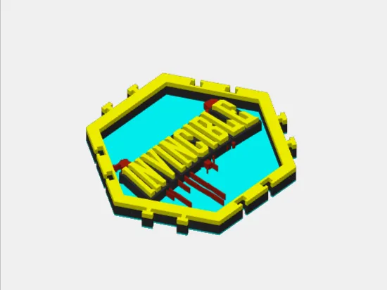 Invincible Hexagon Sign