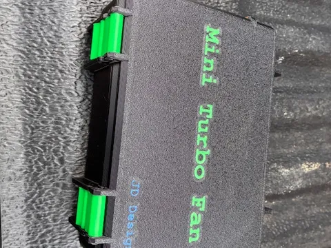 Mini turbo fan case