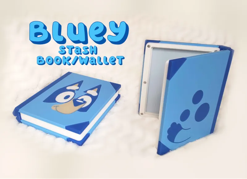 Bluey Stash Book/Wallet