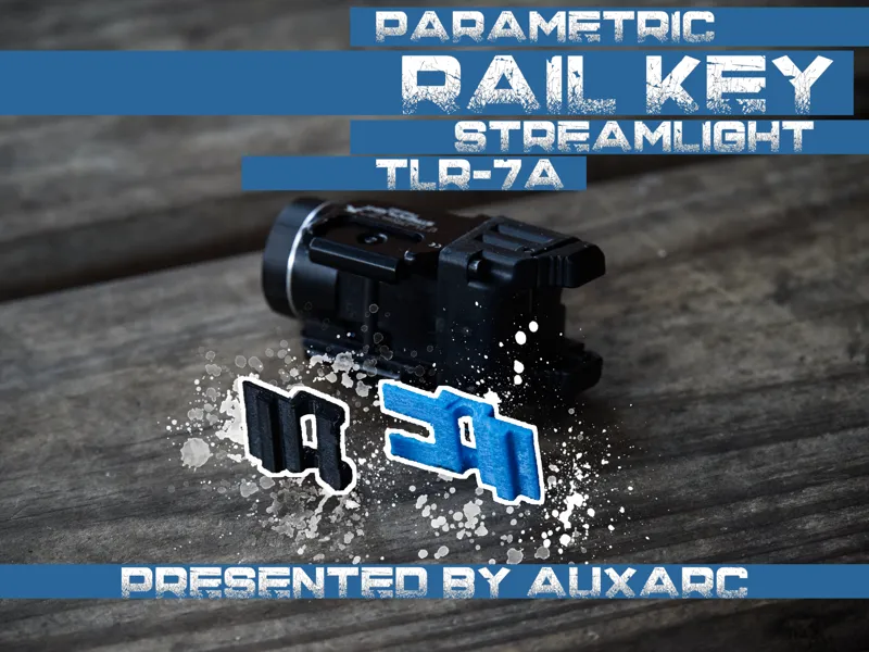Parametric Rail Key for Streamlight TLR-7