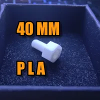 0.1mm layer, 2 walls, 100% infill   40mm