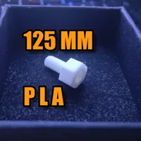 0.1mm layer, 2 walls, 100% infill    125mm