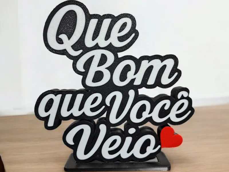 Placa de Boas Vindas