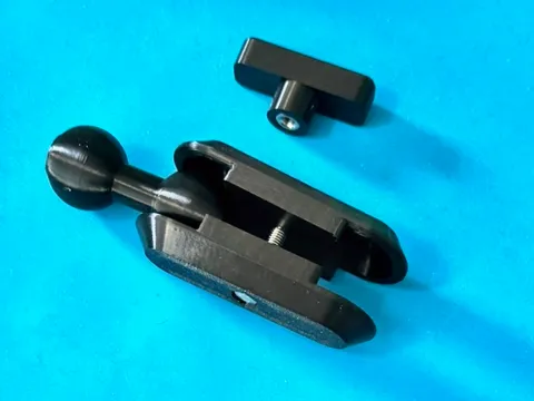 Accesorio de iluminación decorativa: 25mm (1" B size) ball clamp and extender — referencia de MakerWorld