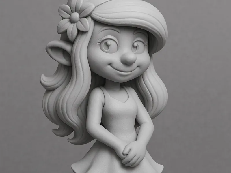 Smurfette figure