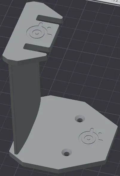Headsetholder Wallmount with Steelseries Logo
