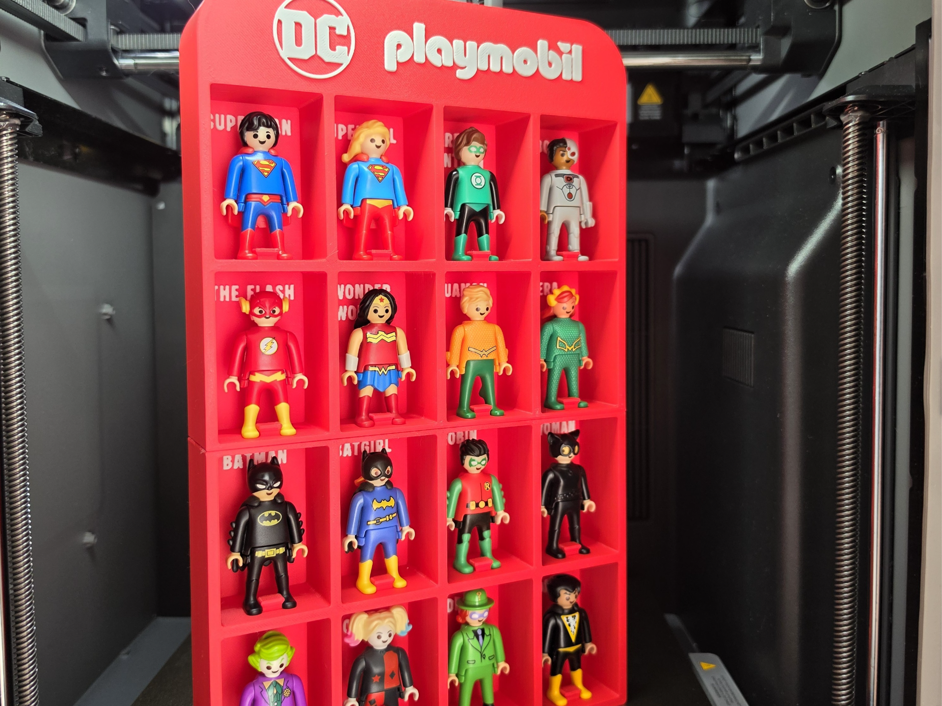 Espositore Personaggi Playmobil DC Kinder Sorpresa