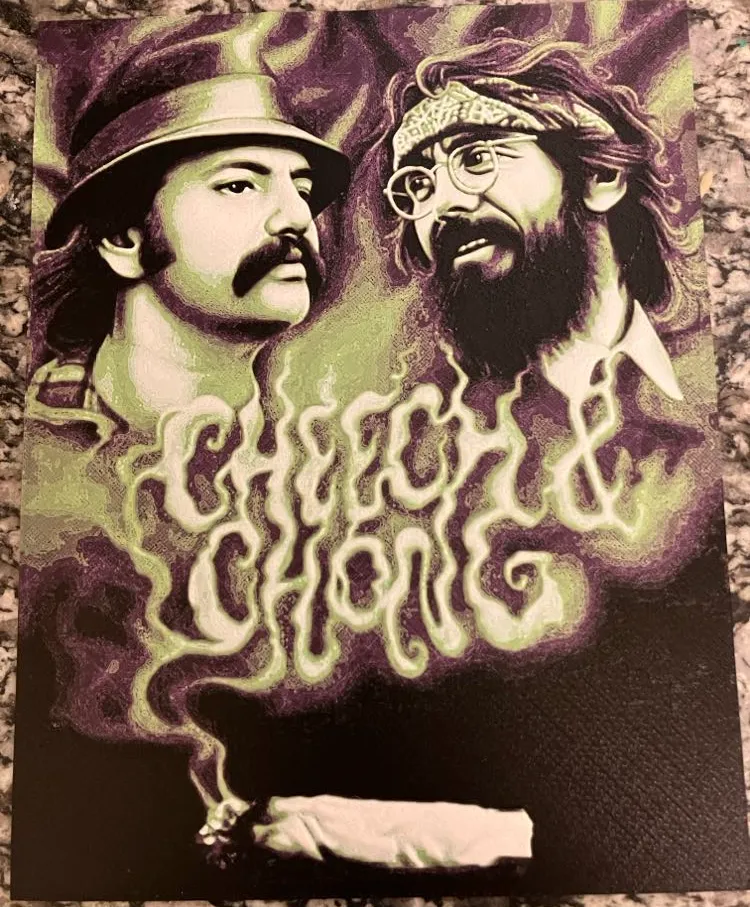 Cheech and Chong (hueforge print)