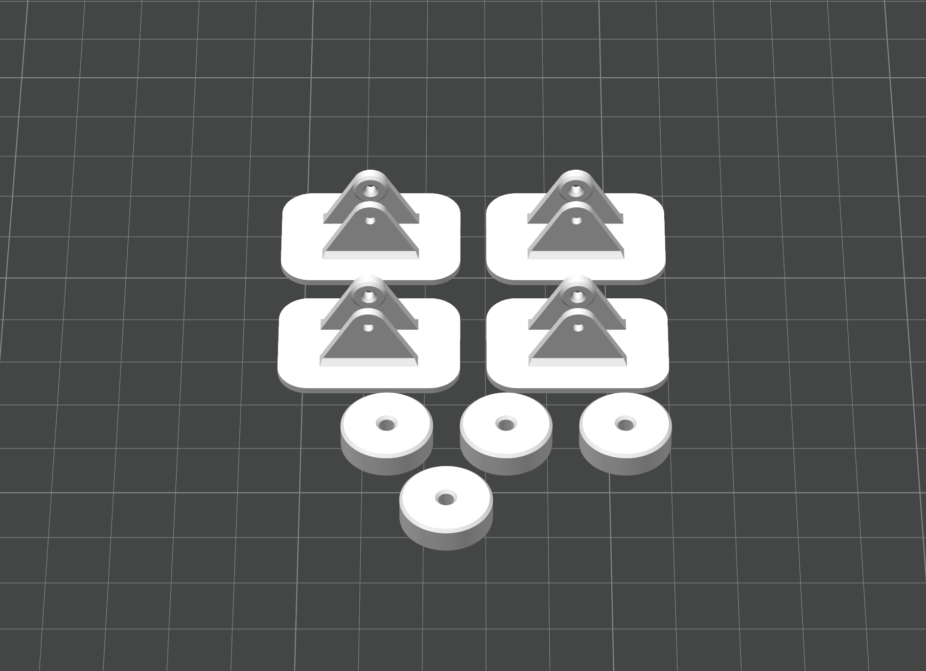Miniatura 1 do modelo 3D 盒子的小轮子 超顺滑滚轮