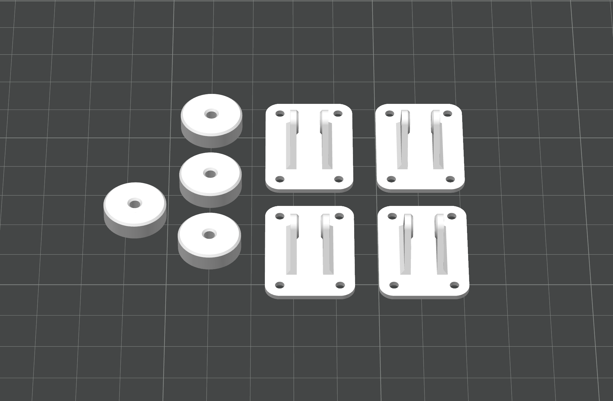 Miniatura 4 do modelo 3D 盒子的小轮子 超顺滑滚轮