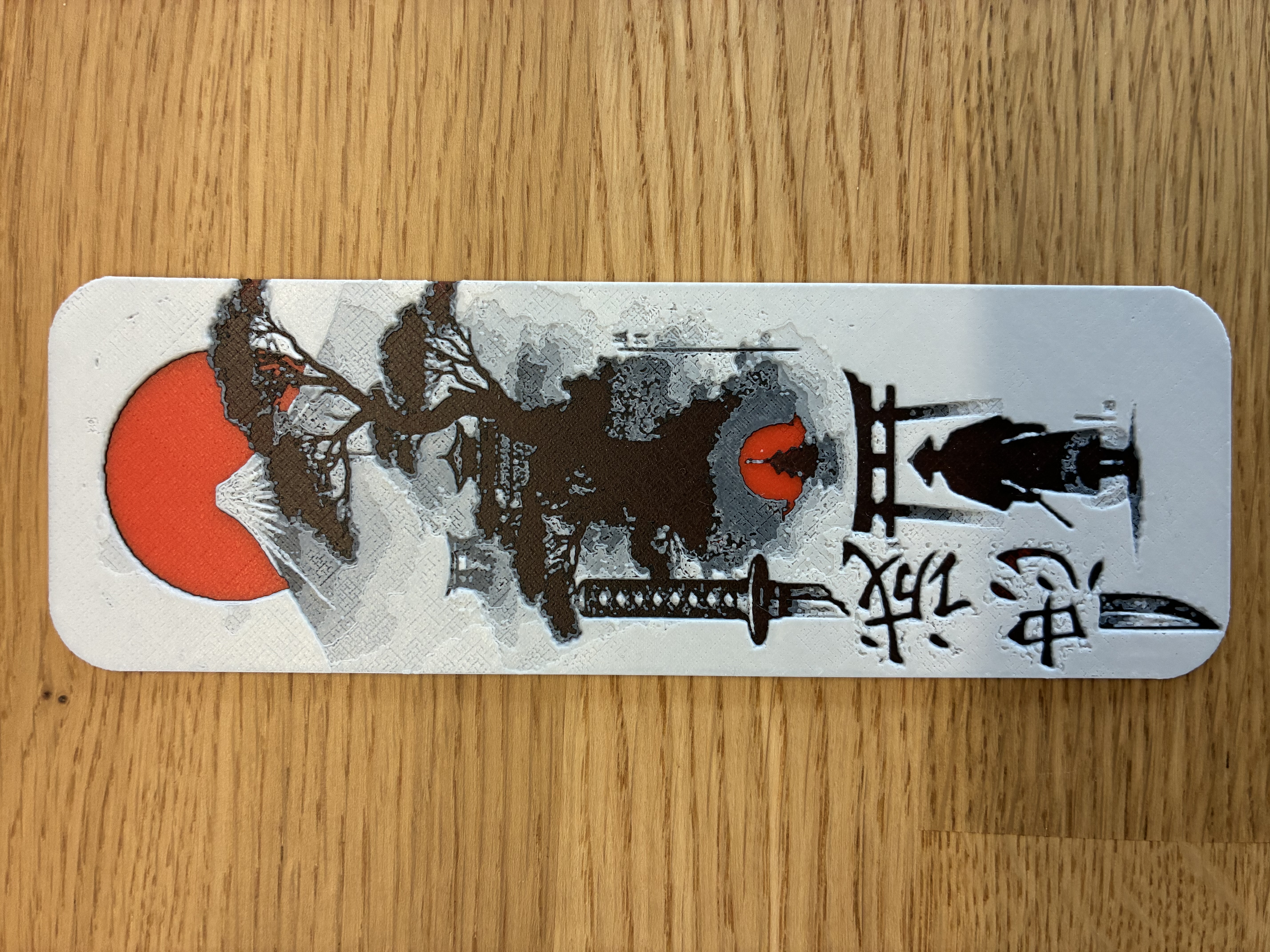 Miniatura 2 do modelo 3D Japan Red Bookmark