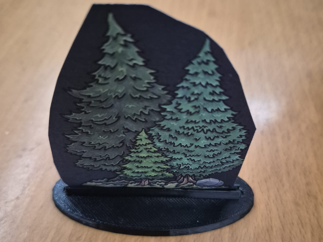Paperminis Base 70mm mit Klemmfunktion