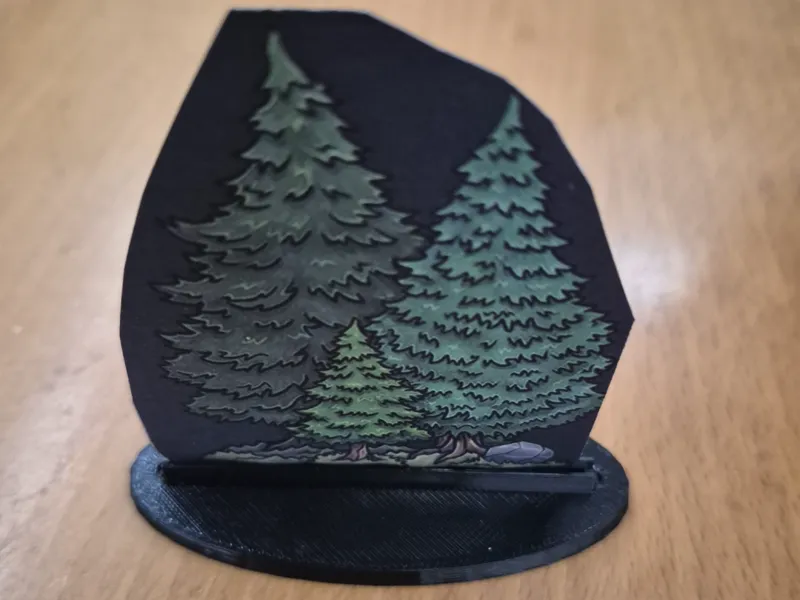 Paperminis Base 70mm mit Klemmfunktion