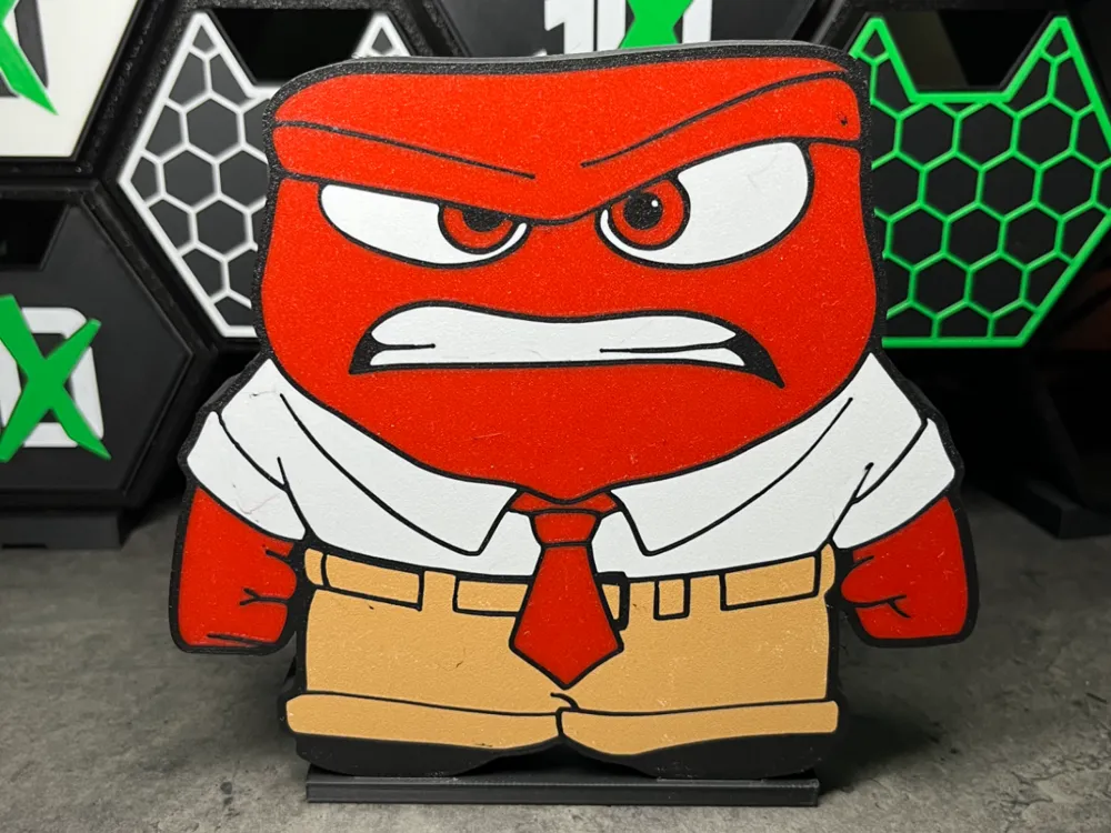 Inside Out Anger - Rabbia lampada led by Fatto3D - MakerWorld