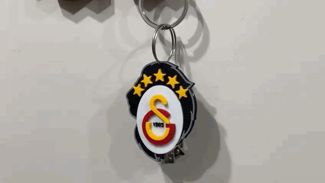 Galatasaray Logo Keychain| GS 5 Star Lion Keyring