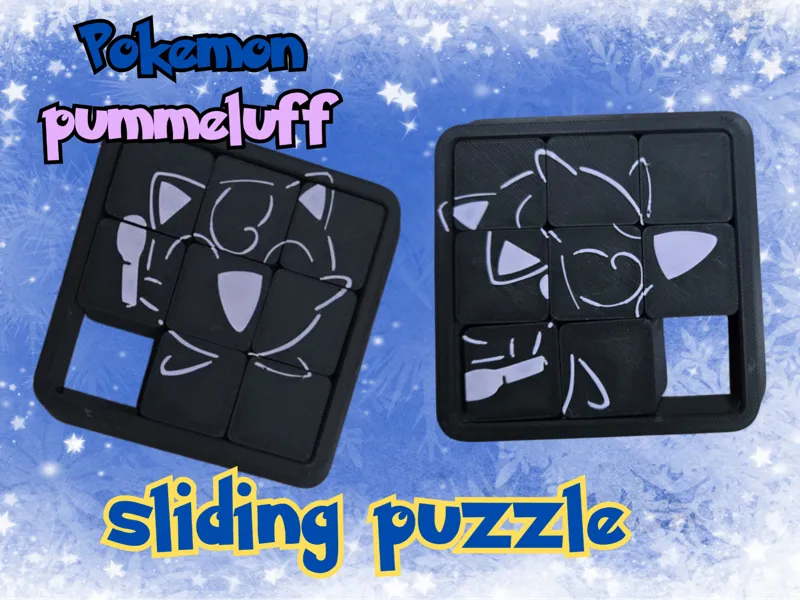 Pokemon  pummeluff fidget sliding puzzle