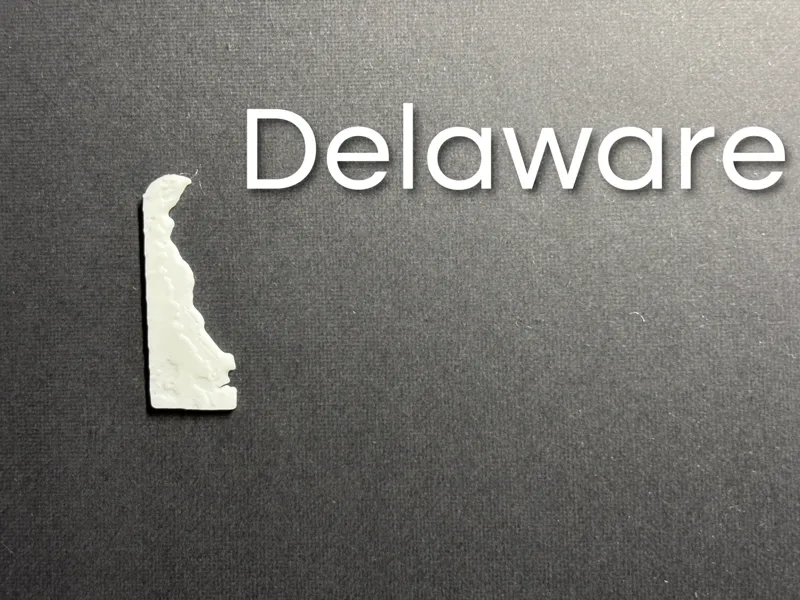 State of Delaware terrain