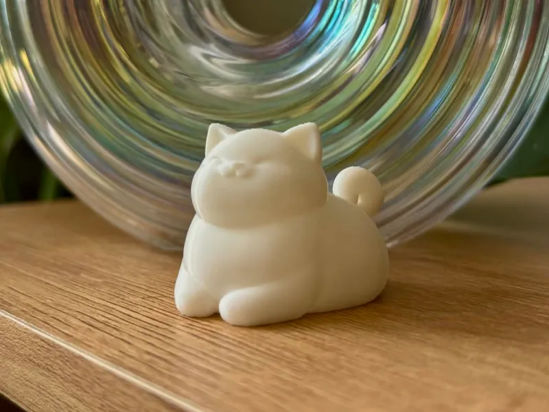 Chubby Fat Cat - Loaf Kitty Figurine