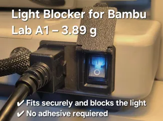 Switch light blocker A1