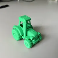 Tractor with spinning wheels - 0.16mm layer, 4 walls
