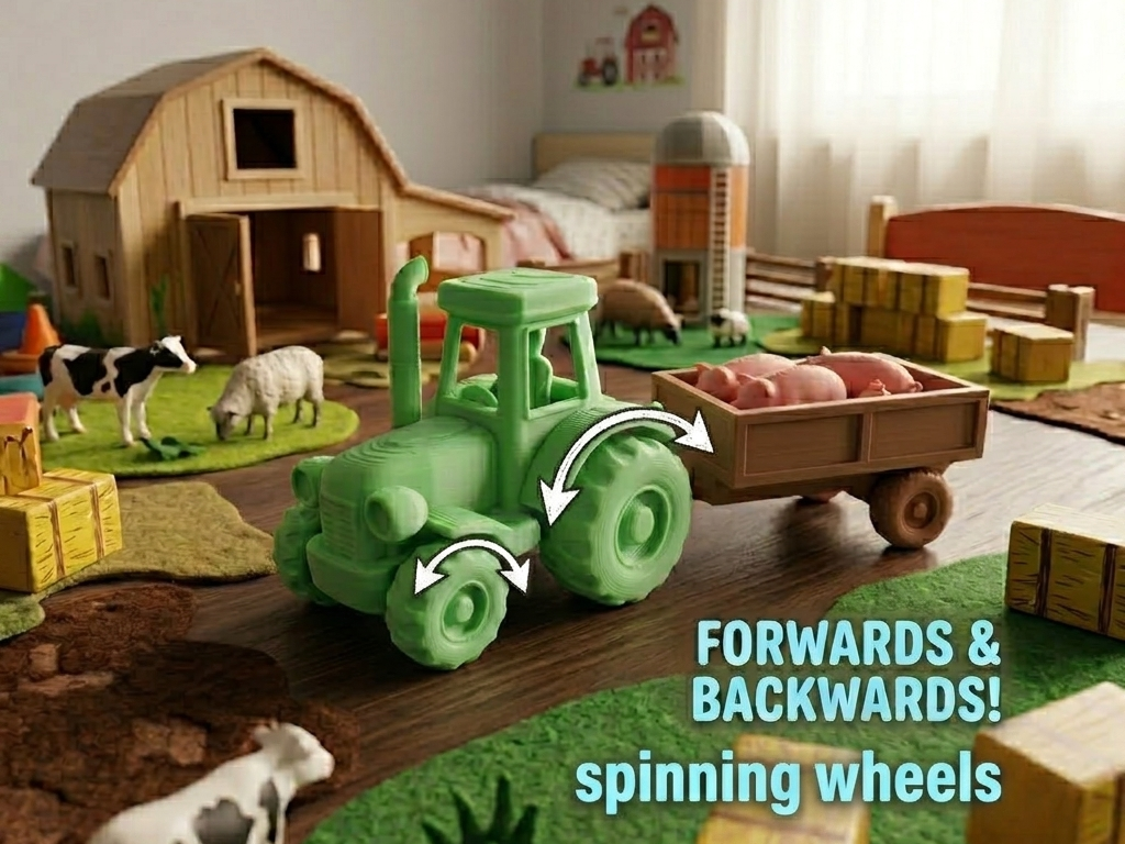 Tractor – Bio Farm 3D Toy #18/18
