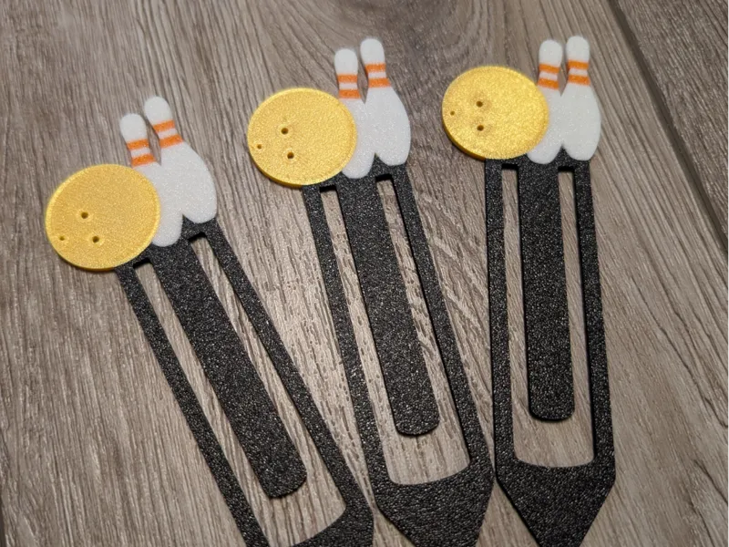 Bowling Bookmark (4 colors - AMS required)