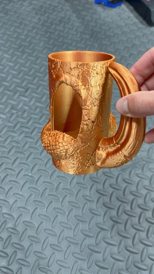 Coiled Snake Koozie