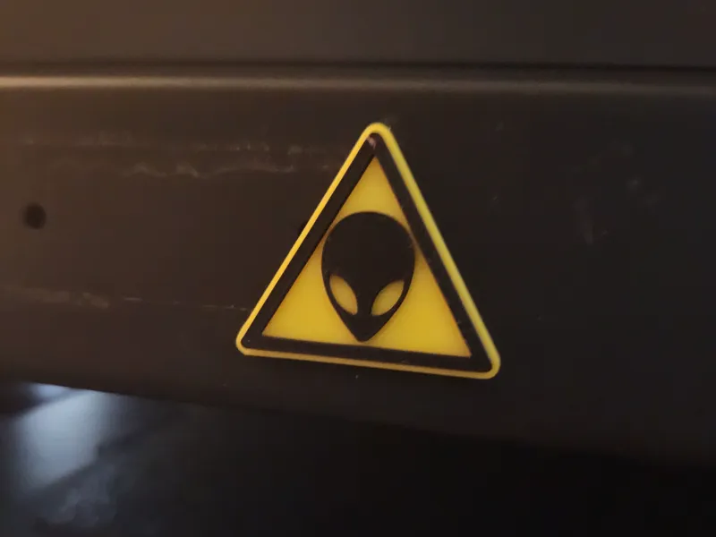 Caution Alien Magnet