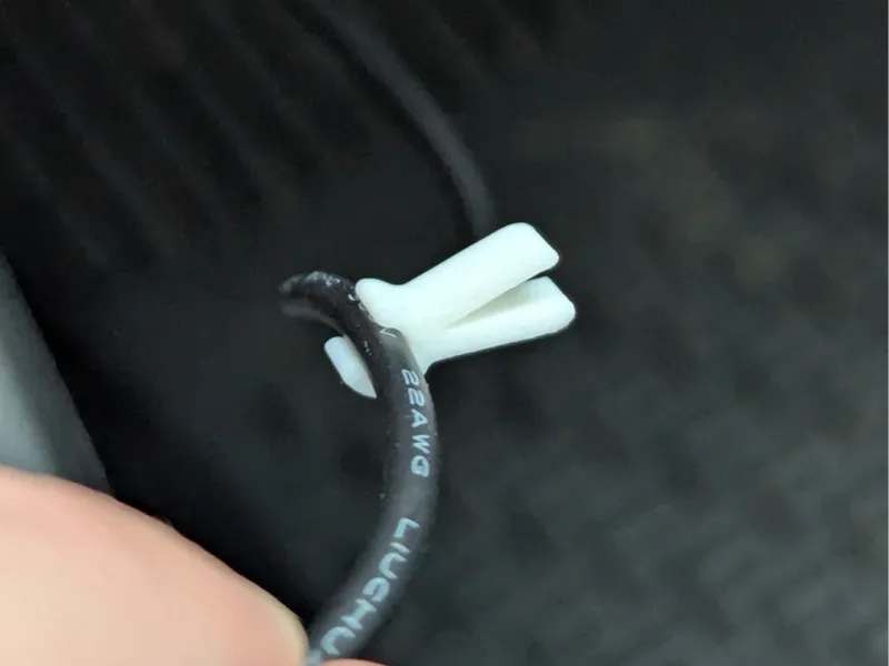 Car cable holder for windshield dash cam
