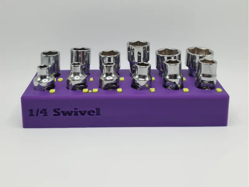 1/4 Swivel Socket Set Organizer (MULTI-BRANDS)