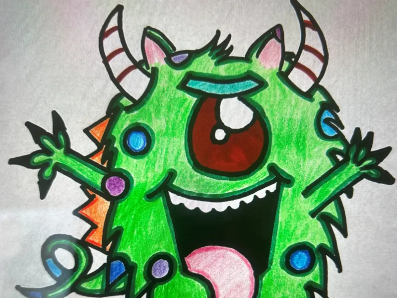 Printmon 7th Grade Genetic Monster