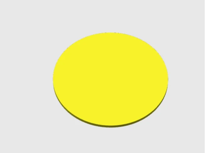 Coaster Simple Round