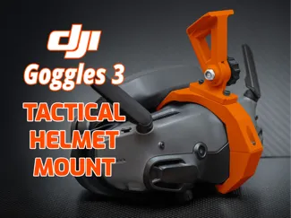 DJI Goggles 3 Tactical Helmet Mount