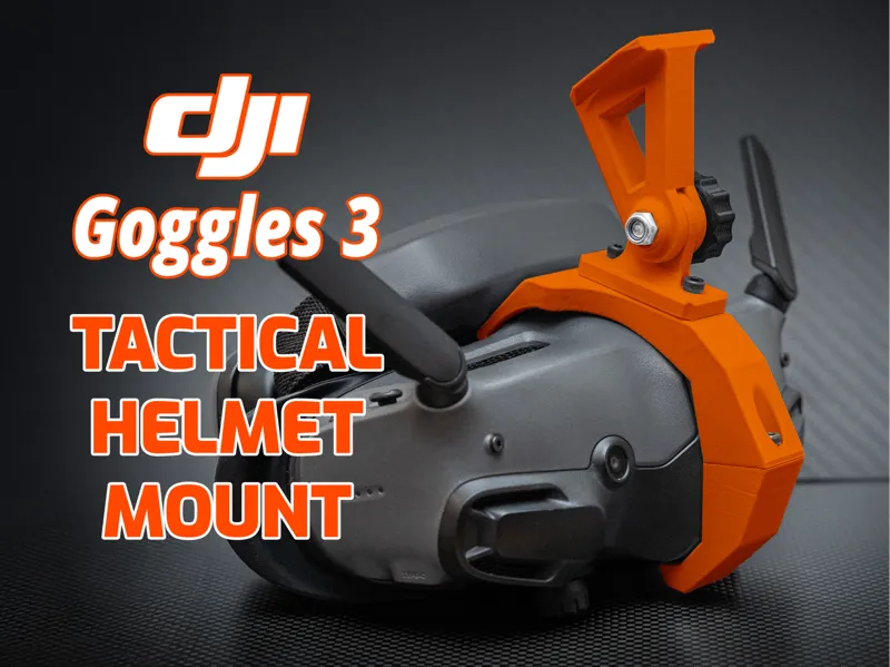 DJI Goggles 3 Tactical Helmet Mount