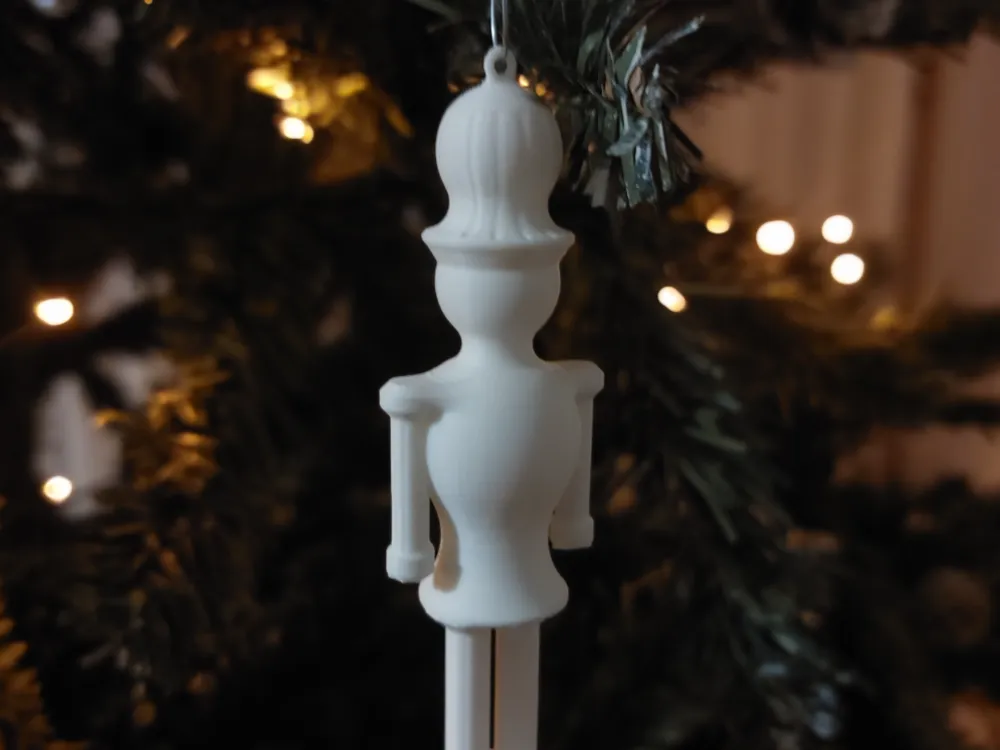 Set De 4 Casse-Noisettes Roses De Noël - Déco De Table Étagère - Ornement Festif En Bois - Collection