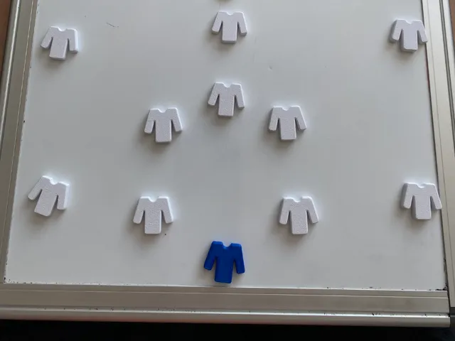 Football Tactic Magnets for 5x1 sized magnets