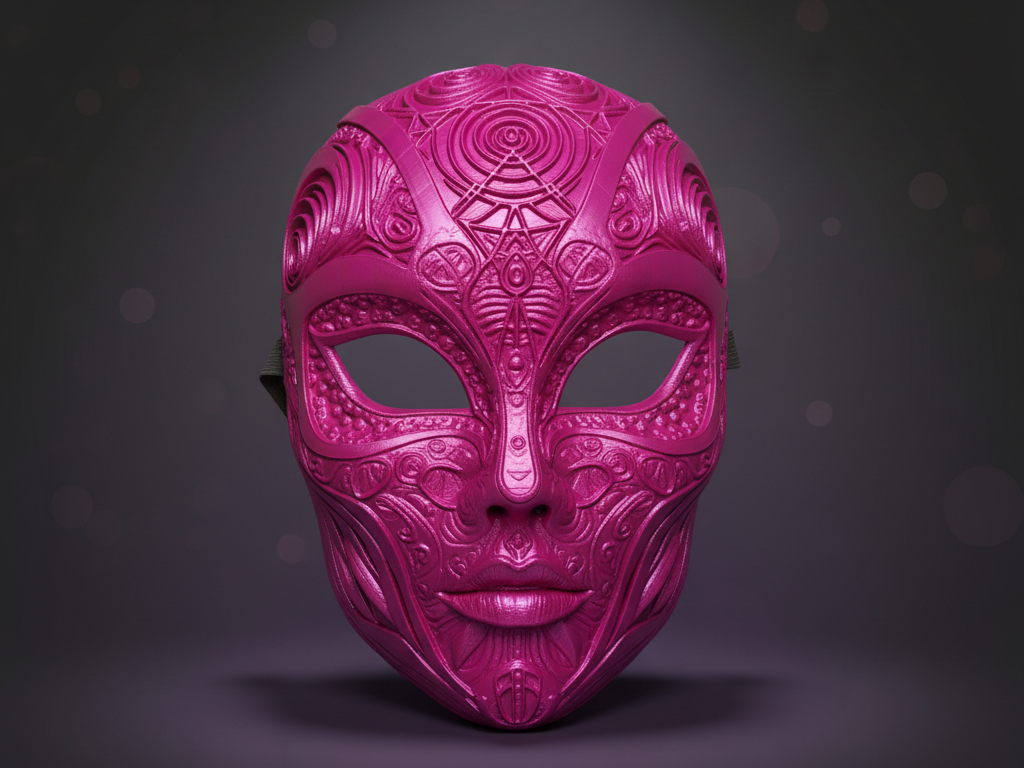 Arcane Filigree Mask / Wall Art