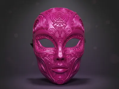 Arcane Filigree Mask / Wall Art