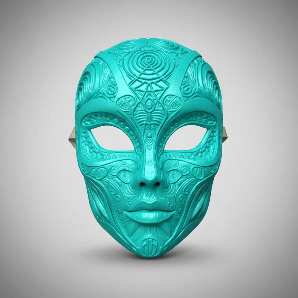 Arcane Filigree Mask / Wall Art - Free 3D Print Model - MakerWorld