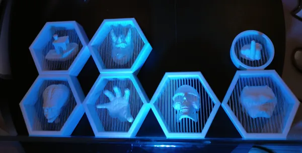 Tête de chien décorative