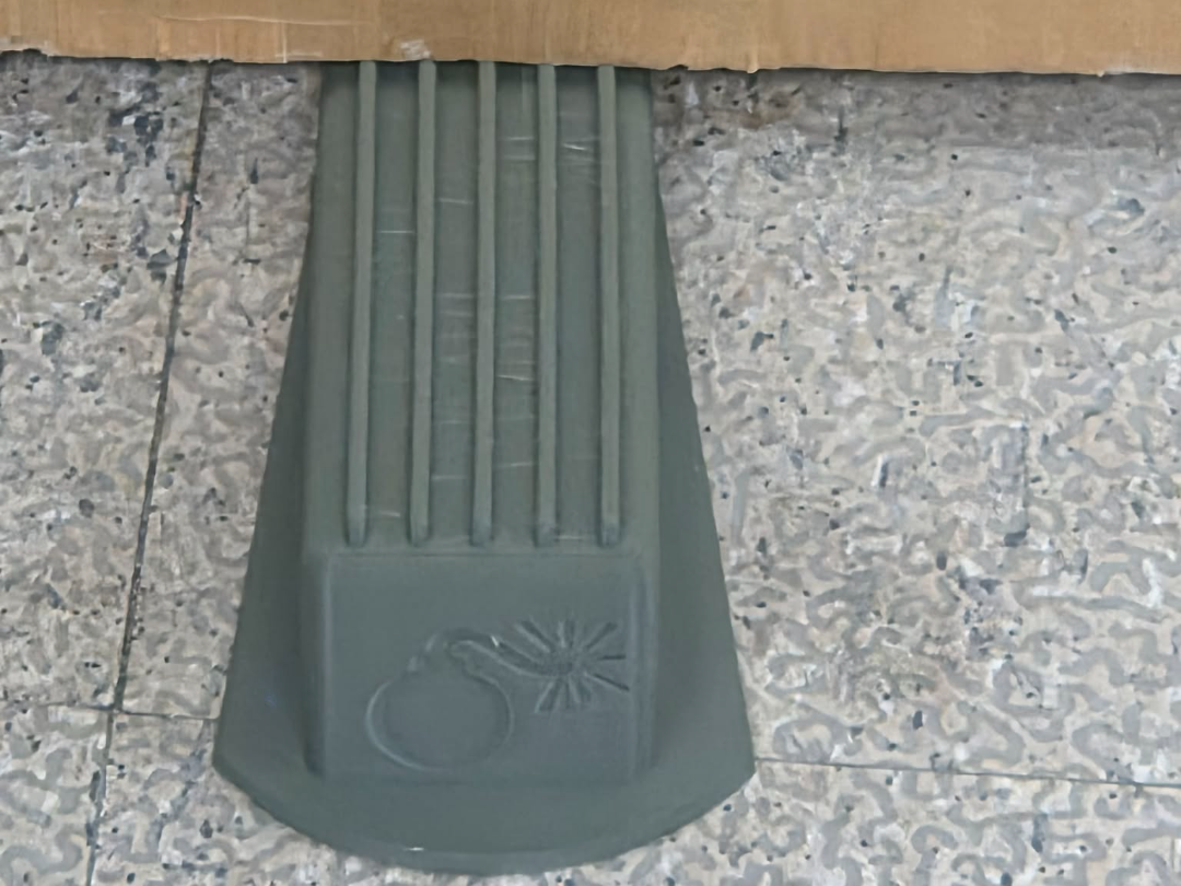 “Bomb-Proof Door Holder”  wedge door stop
