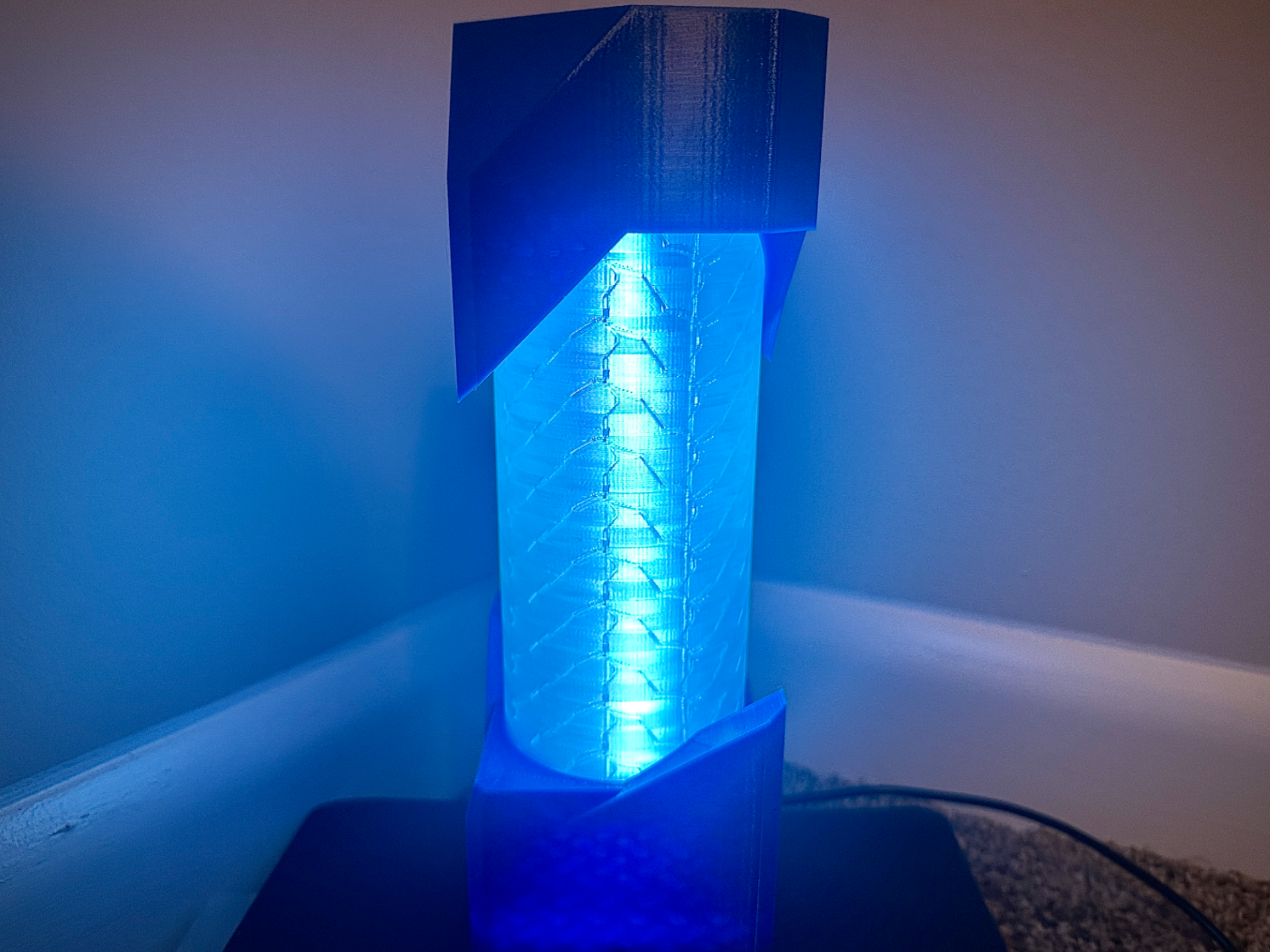 Geometric LED Lamp (Bambu Kit, No Supports)