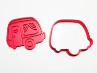Set d'emporte-pièces camion, voiture et camping-car — photo 3
