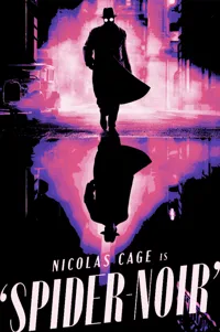 Purple Pink Spider Noir