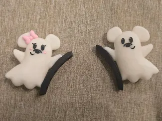 ghost Mickey & Minnie magnetic ears